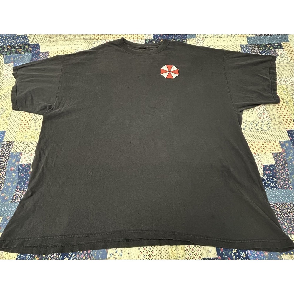 Vintage 90s Umbrella Corporation Resident Evil Shirt Capcom Promo Shirt Size XXL